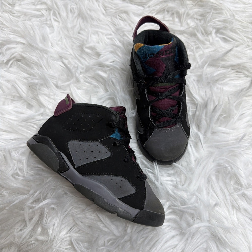 Jordan 6 Retro Bordeaux Size 9C Shoes 384667-063 Child Kids Mid Jumpman School